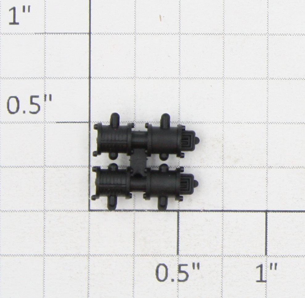 Roundhouse 22354 HO Black Plastic Air Pump Detail