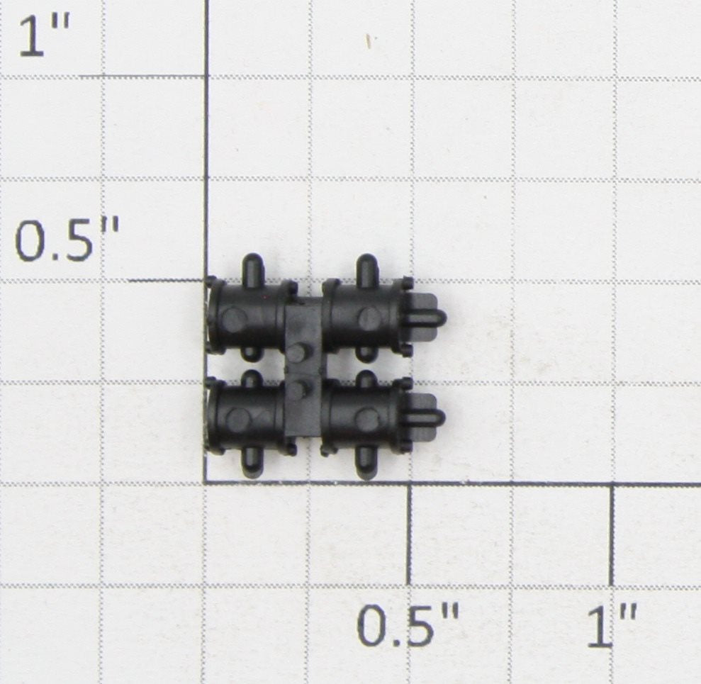 Roundhouse 22354 HO Black Plastic Air Pump Detail
