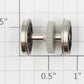 Roundhouse 22052 HO Geared Driver Wheel Set with Nickel Rim