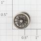 Roundhouse 22052 HO Geared Driver Wheel Set with Nickel Rim