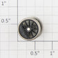 Roundhouse 22052 HO Geared Driver Wheel Set with Nickel Rim