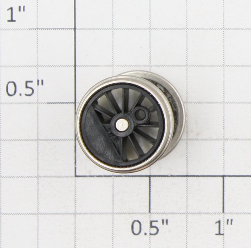 Roundhouse 22052 HO Geared Driver Wheel Set with Nickel Rim