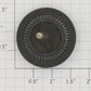 Lionel 226E-63 Baldwin Disc Gear End Wheel with Axle