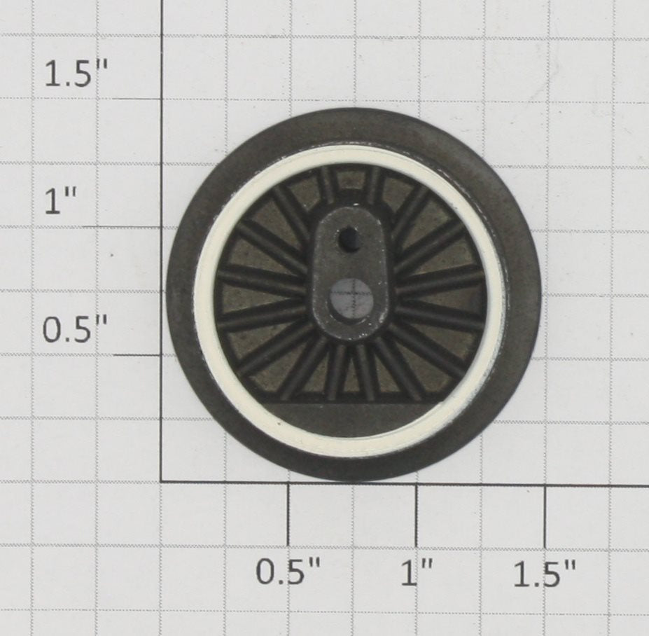Lionel 8003-20 Chessie 2-8-4 Flanged Driver End Wheel with White Wall