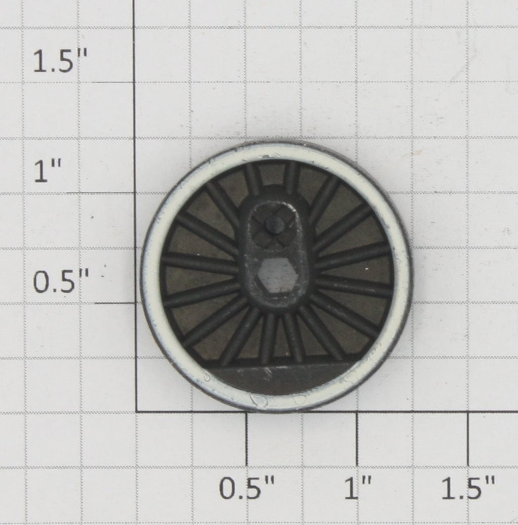 Lionel 18016-37 O Gauge NP 4-8-4 Slotted Drive Wheel with White Rim