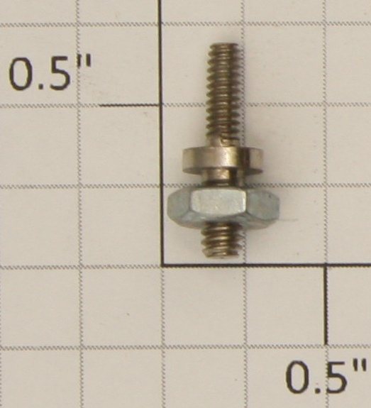 American Flyer PA10037-A #4-40 Dual Threaded Binding Post with Nut