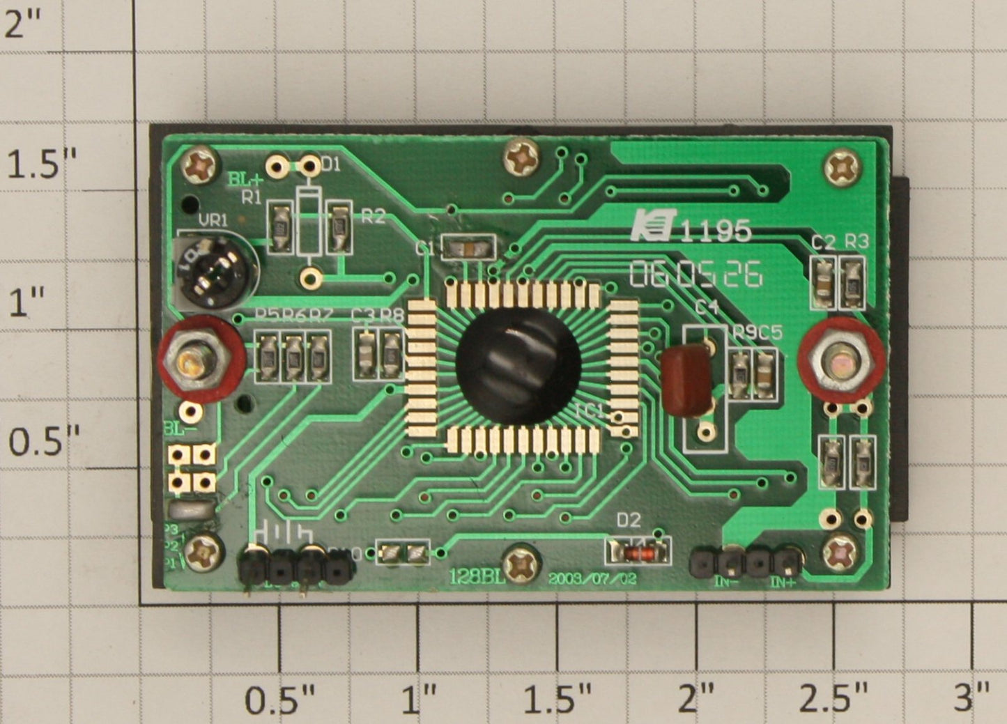 Velleman 9VDC Digital Panel Meter LCD - 9VDC
