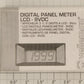 Velleman 9VDC Digital Panel Meter LCD - 9VDC