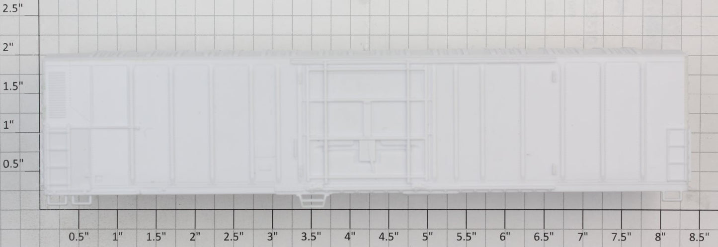 Athearn 54600 HO 57' White Undecorated Mechanical Reefer Body
