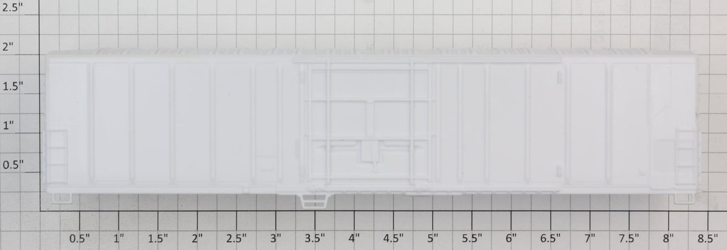 Athearn 54600 HO 57' White Undecorated Mechanical Reefer Body