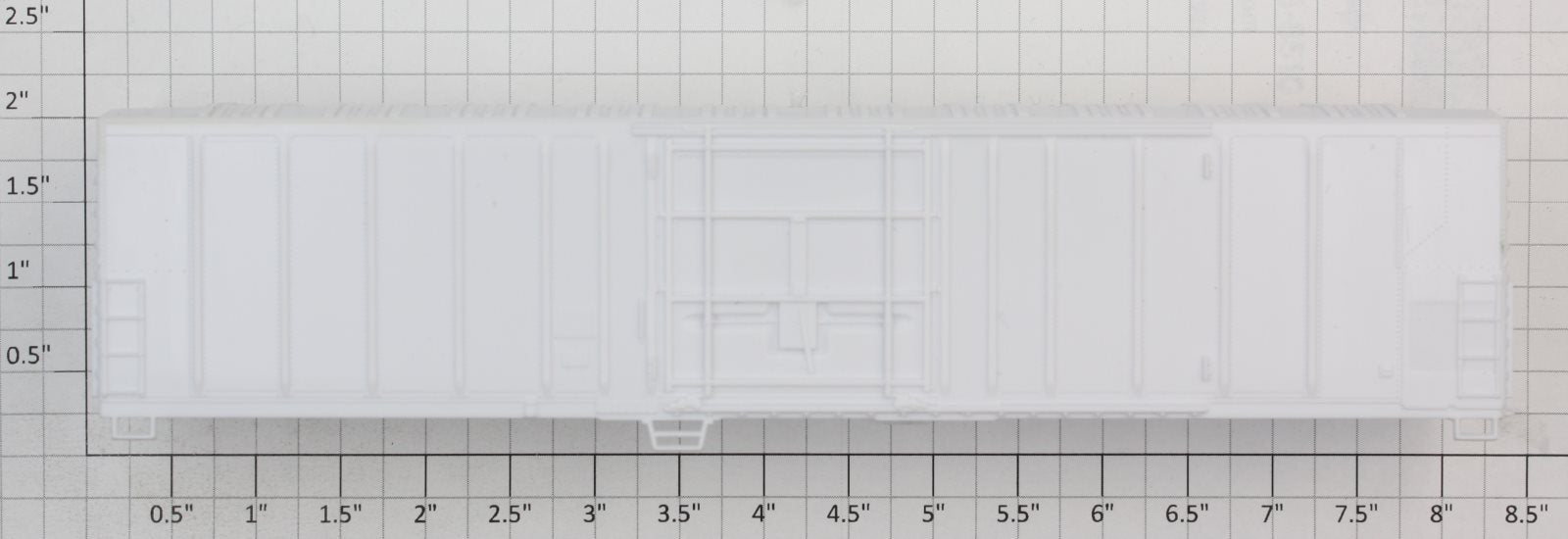 Athearn 54600 HO 57' White Undecorated Mechanical Reefer Body