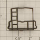 American Flyer P9340 HO Scale Black Metal Caboose Handrail
