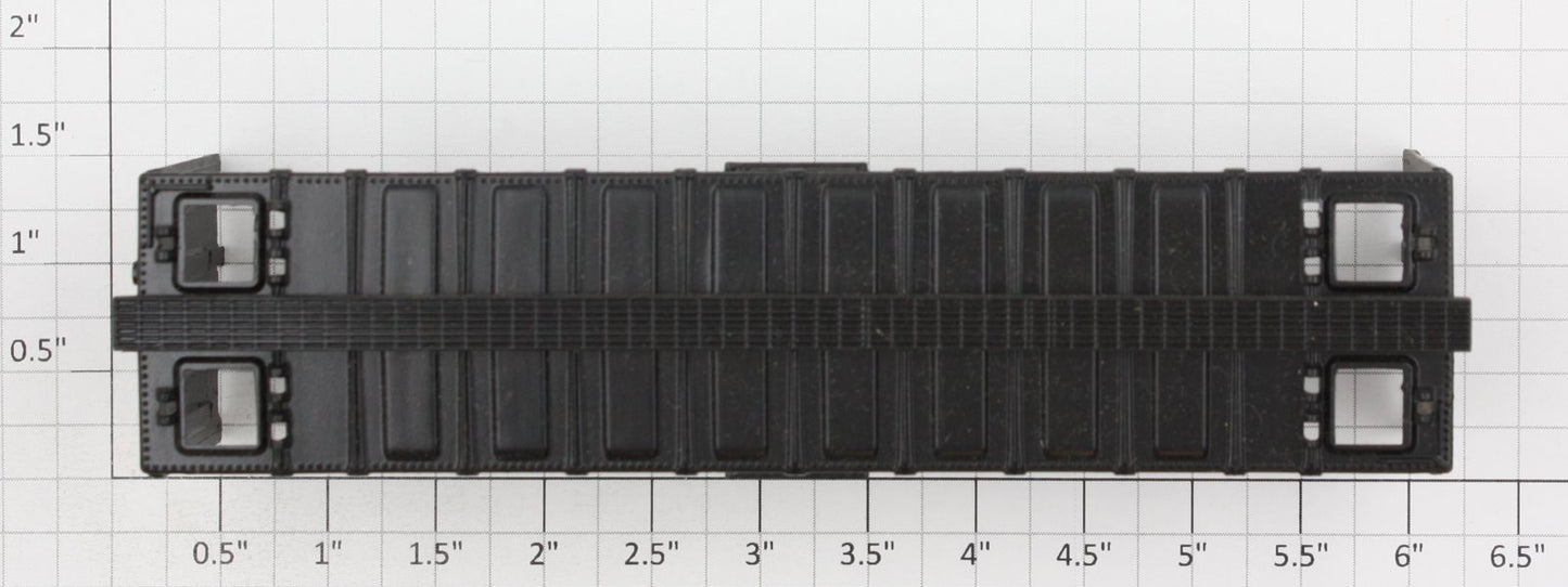 Athearn 15512 HO Black Reefer Car Shell