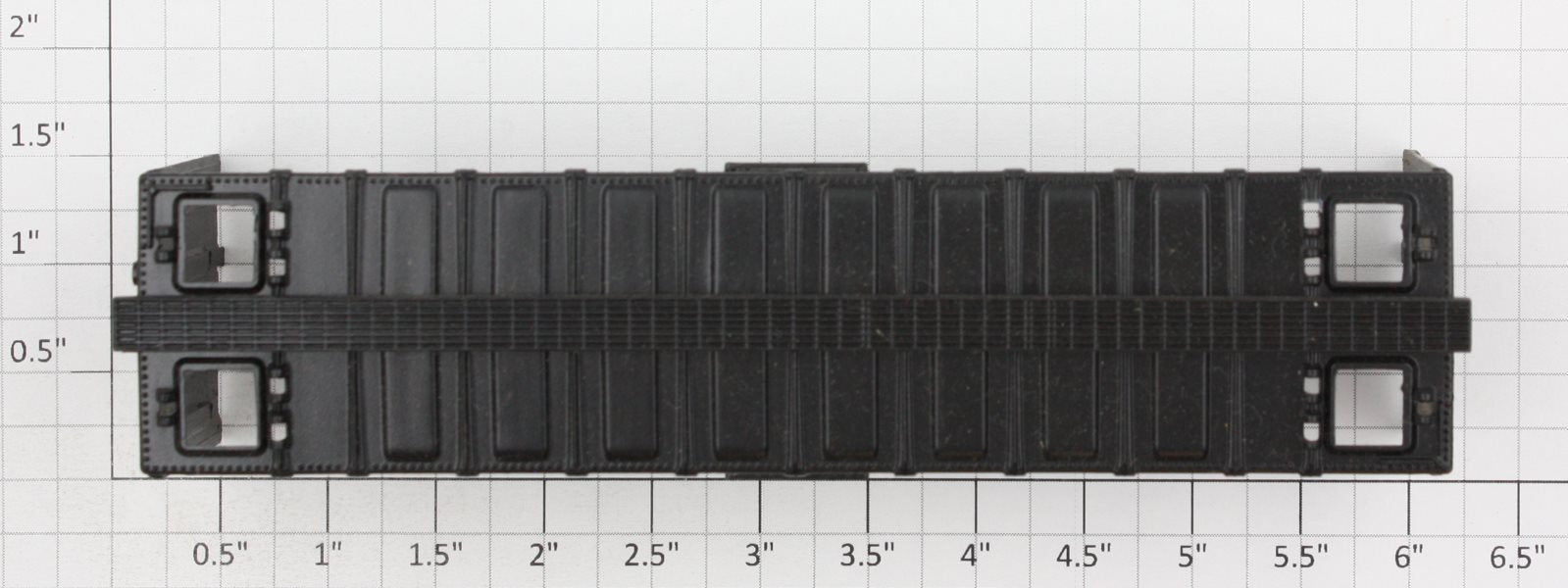 Athearn 15512 HO Black Reefer Car Shell