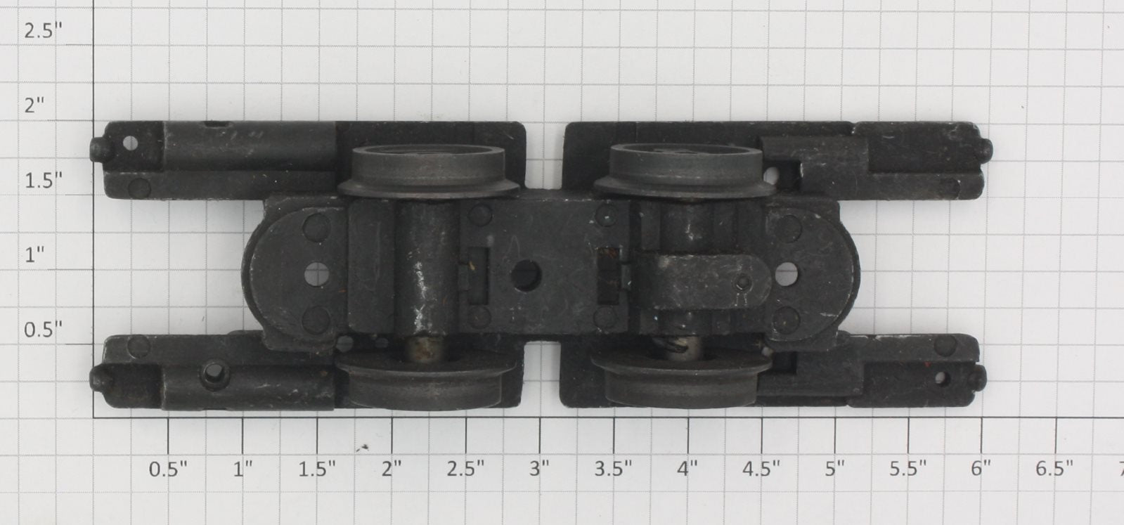Lionel 60-65 Trolley Frame Assembly with Wheels