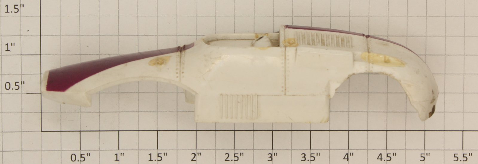 American Flyer PA17D267 White with Purple Stripe Buick Car Body Shell