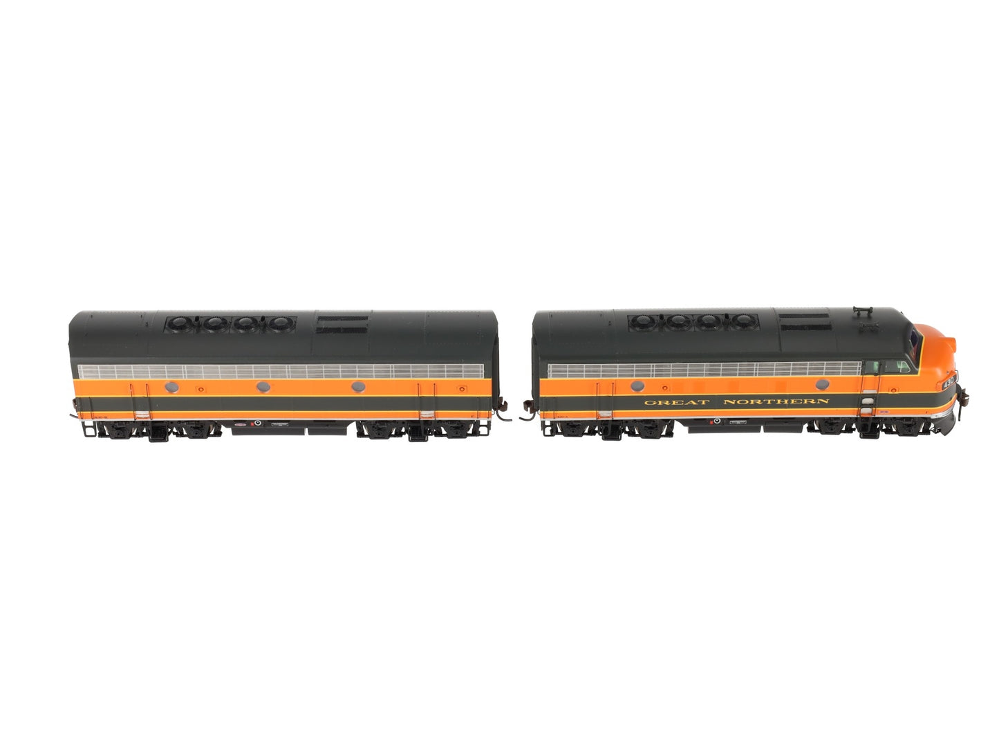 Athearn G2627 HO Scale Great Northern F-3AB Phase 4 Diesel Locomotive Set NIB
