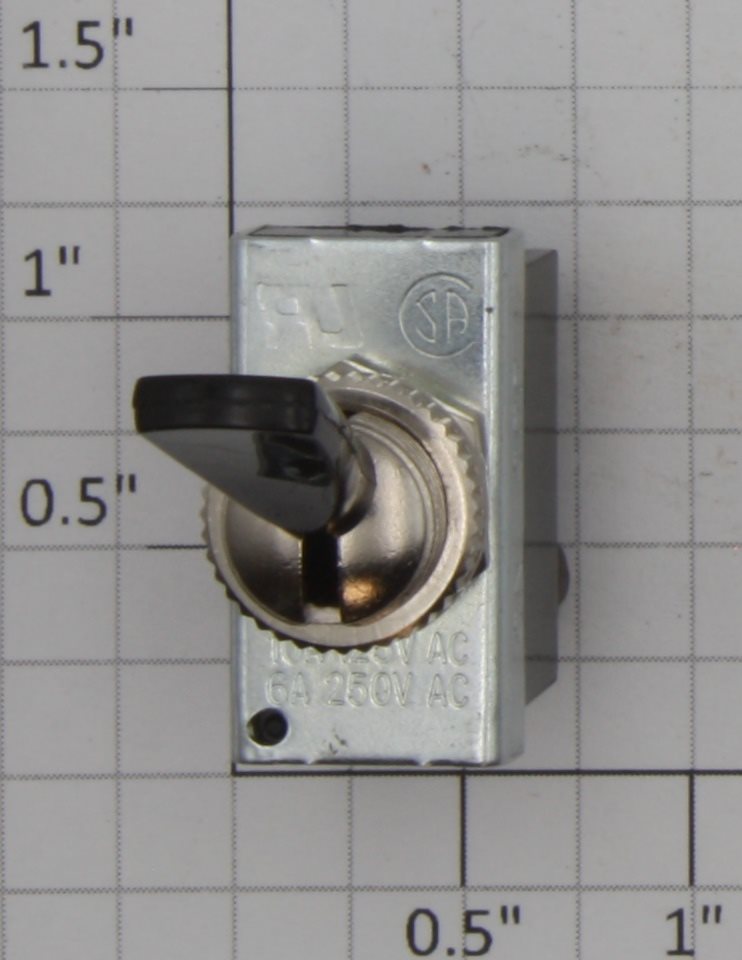 Radio Shack 275-651 SPST Black Duckbill On/Off Toggle Switch 125VAC @ 10A