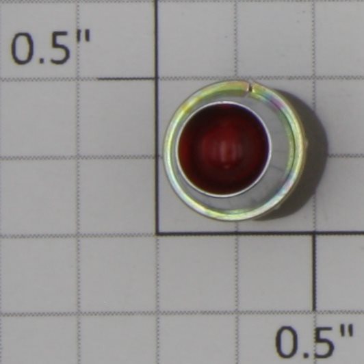 Acme 0702-5 Miniature Panel Mount Red Lamp Assembly