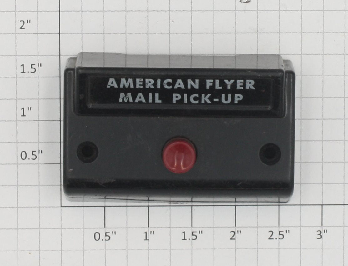 American Flyer XA10961H Black Fahenstock S Gauge "Mail Pickup" Control Button