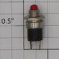 Acme 0702-5 Red SPST Momentary Rounded Push Button Switch