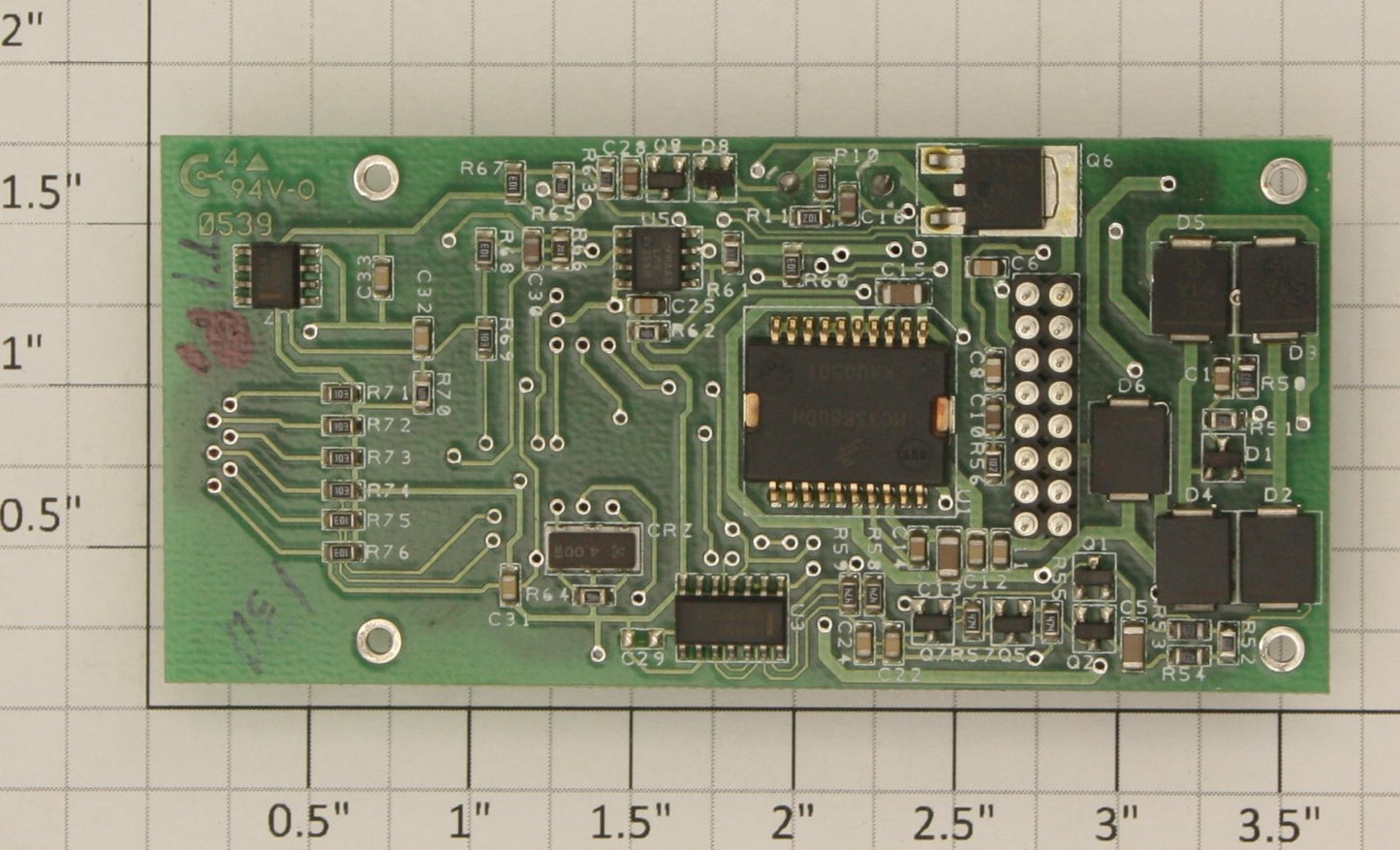 Dallee 01633 LocoMatic AC/DC Sound PCB Circuit Board (S-Helper 2-8-0)