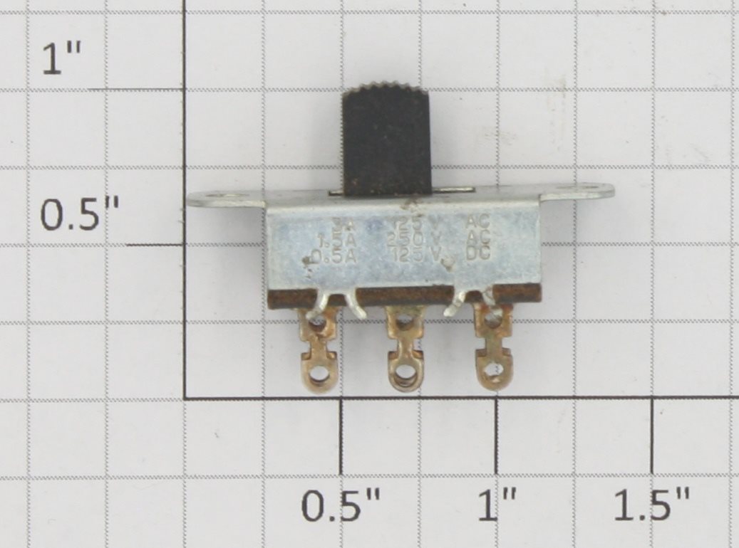 Lionel 3969-303 Stackpole DPDT Slide Switch 3A @ 125VAC