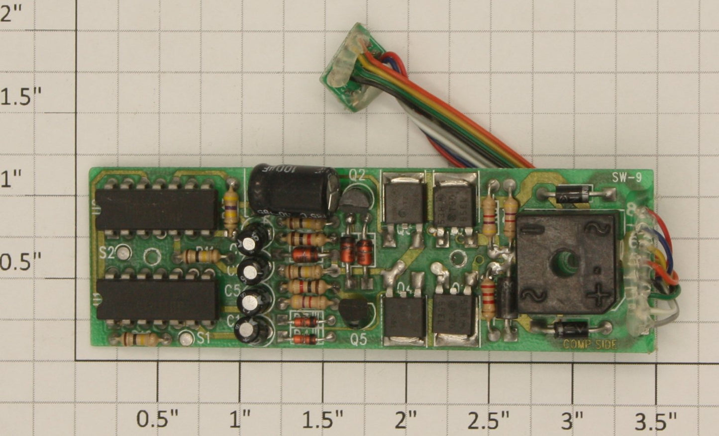 Acme SW-9 AC or DC Powered - Non-Sound Version PCB Circuit Board