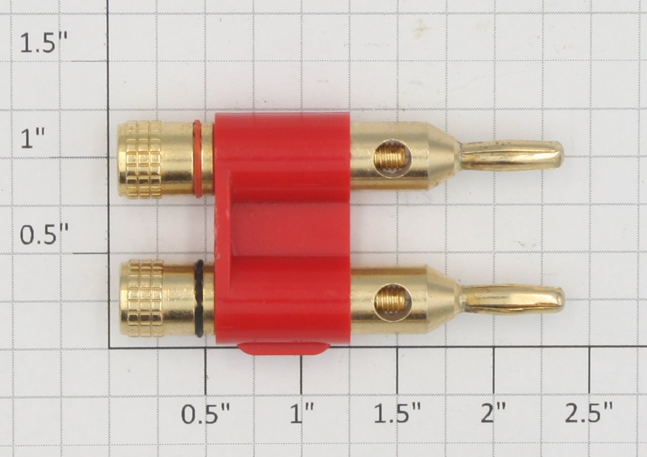 Acme 0701-2 Gold Plated Replacement Banana Plug with Bracket