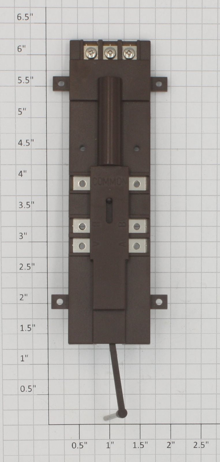 Atlas 6098 O Gauge Brown Deluxe Under Table Remote Switch Motor