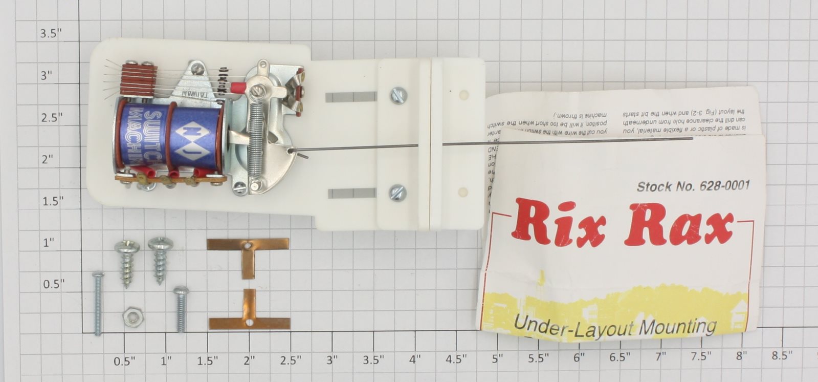 NJ International 6000 Twin Coil Switch Machine with Rix-Rax Offset Mount