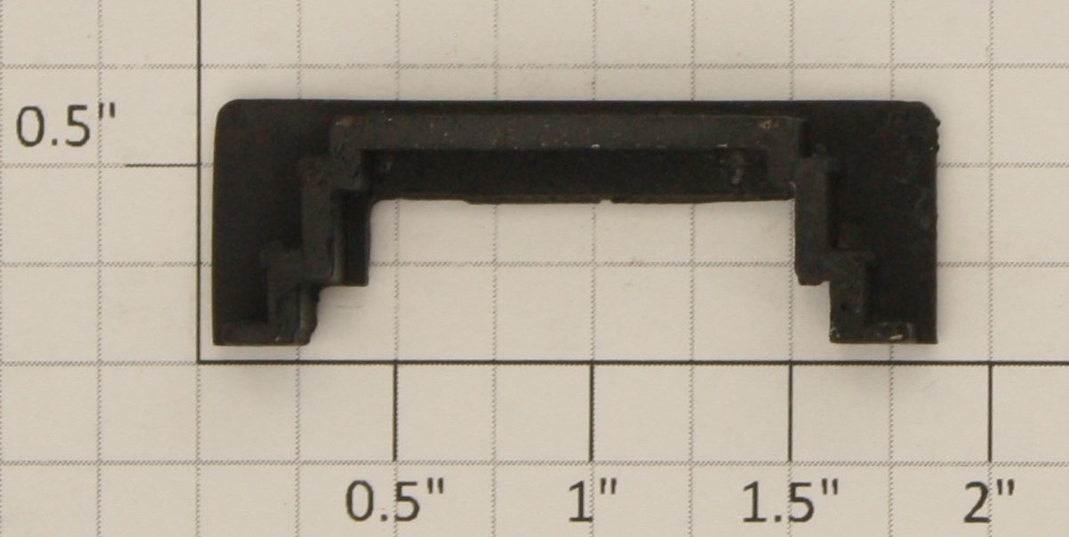 American Flyer PA11B913X S Scale End Rail Short Lower Assembly