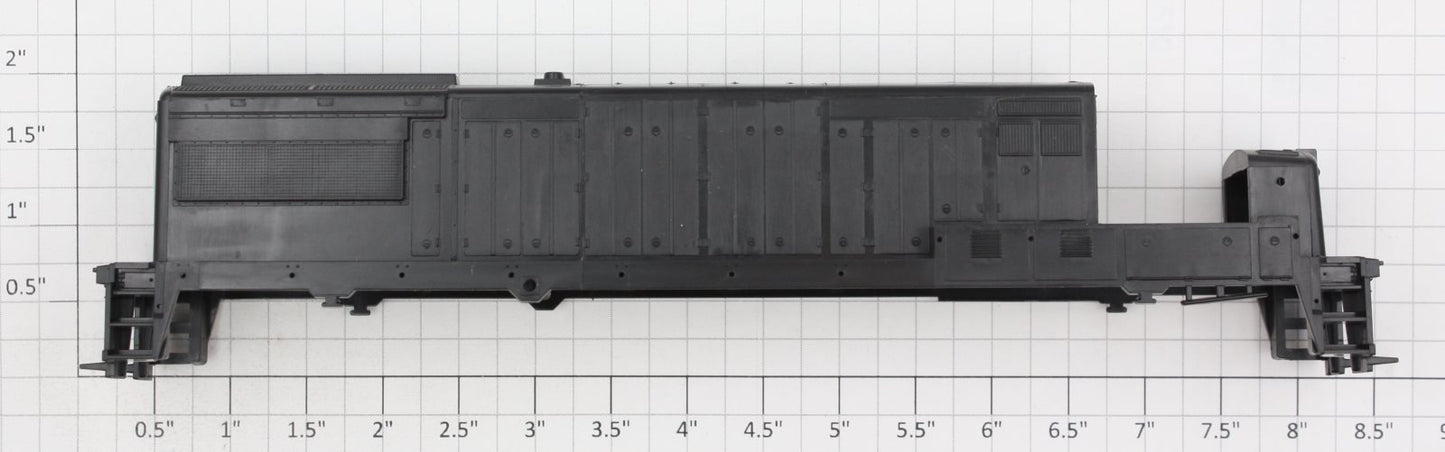 Athearn 34101 HO Scale Black U25B Diesel Body Shell