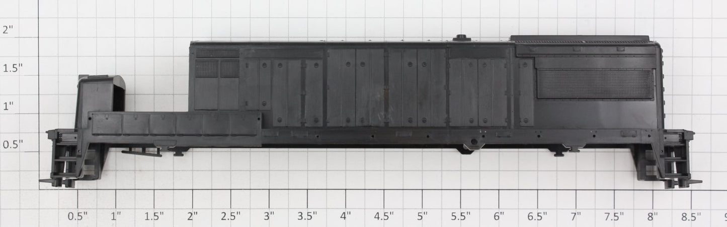 Athearn 34101 HO Scale Black U25B Diesel Body Shell