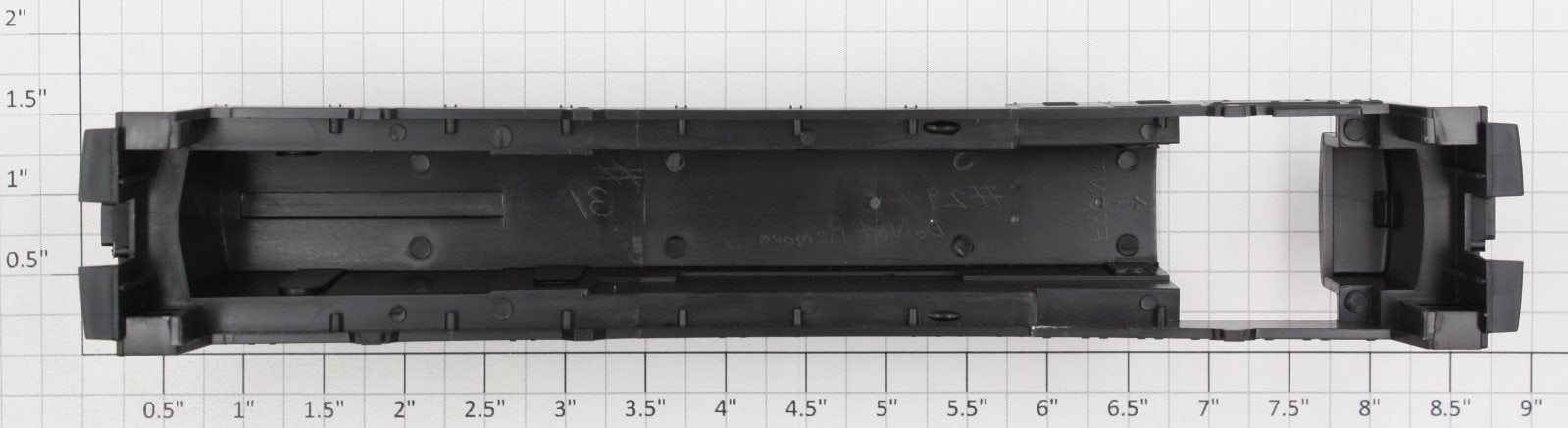 Athearn 34101 HO Scale Black U25B Diesel Body Shell