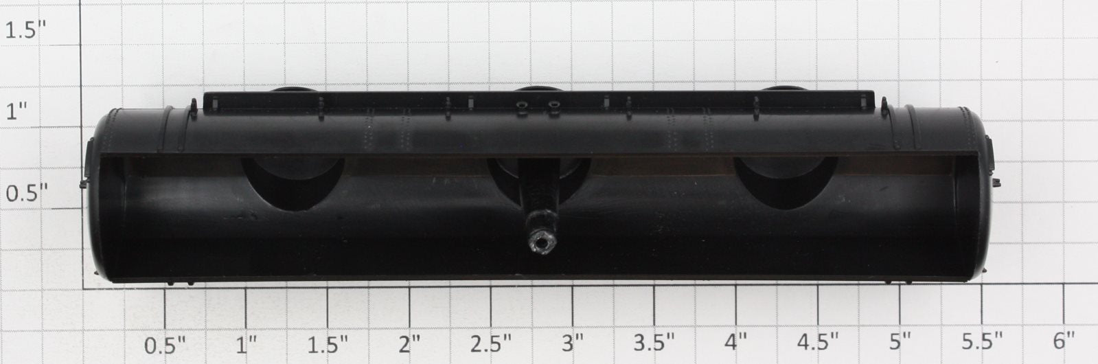 Athearn 14990 HO Black Tank Car Body