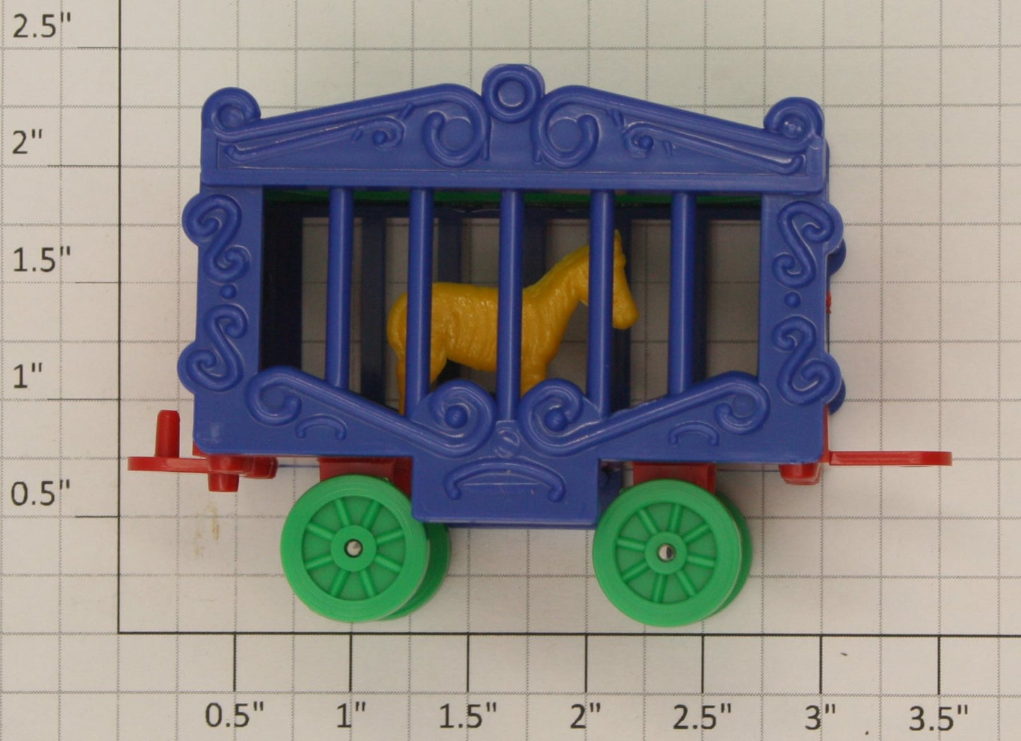 American Flyer 643-ZC Gilbert S Gauge #643 Circus Cage with Yellow Zebra