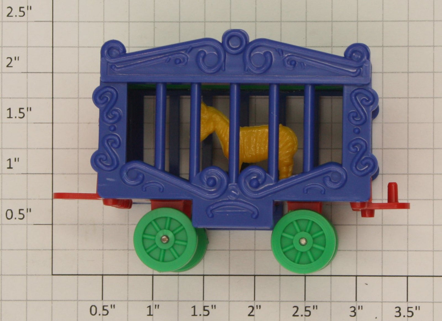 American Flyer 643-ZC Gilbert S Gauge #643 Circus Cage with Yellow Zebra