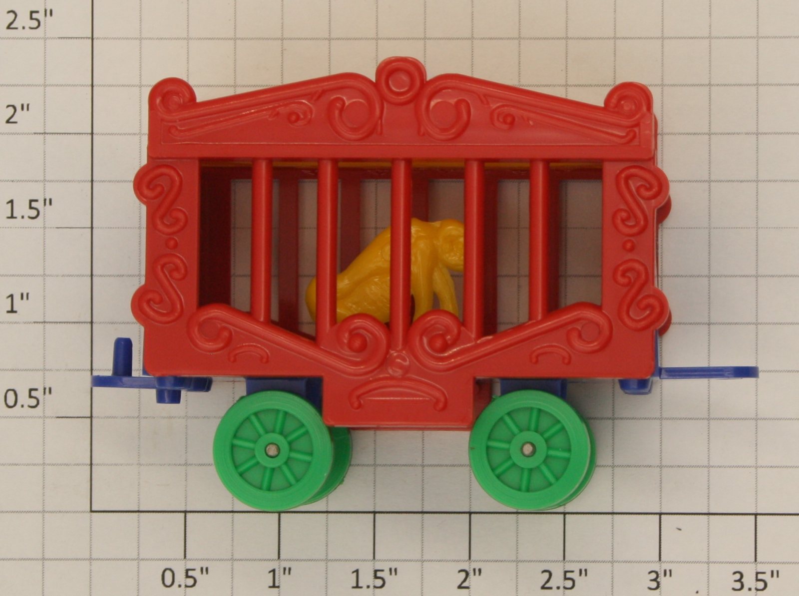 American Flyer 643-AC Gilbert S Gauge #643 Circus Cage w Yellow Ape