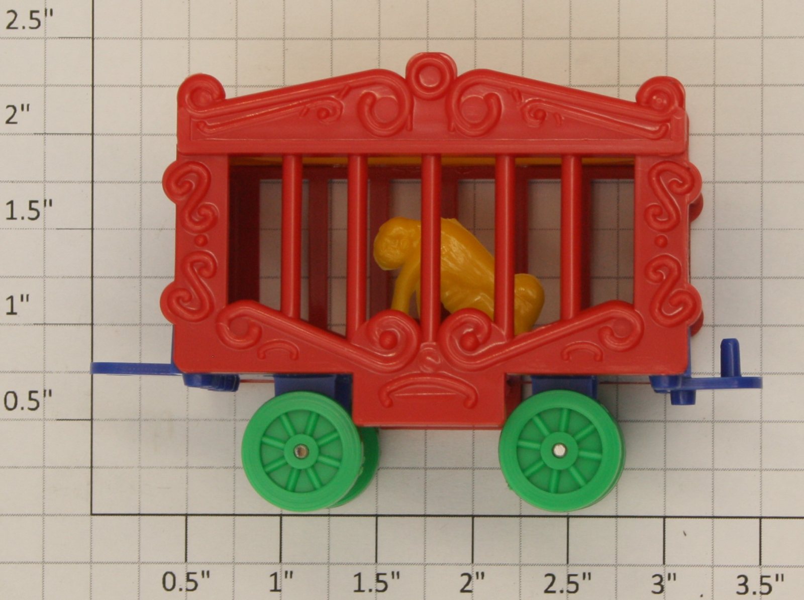 American Flyer 643-AC Gilbert S Gauge #643 Circus Cage w Yellow Ape