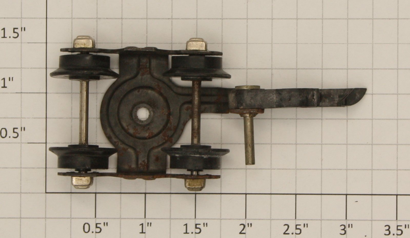 American Flyer XA12A057A S Tin Link Coupler Freight Car Truck w/o Weight