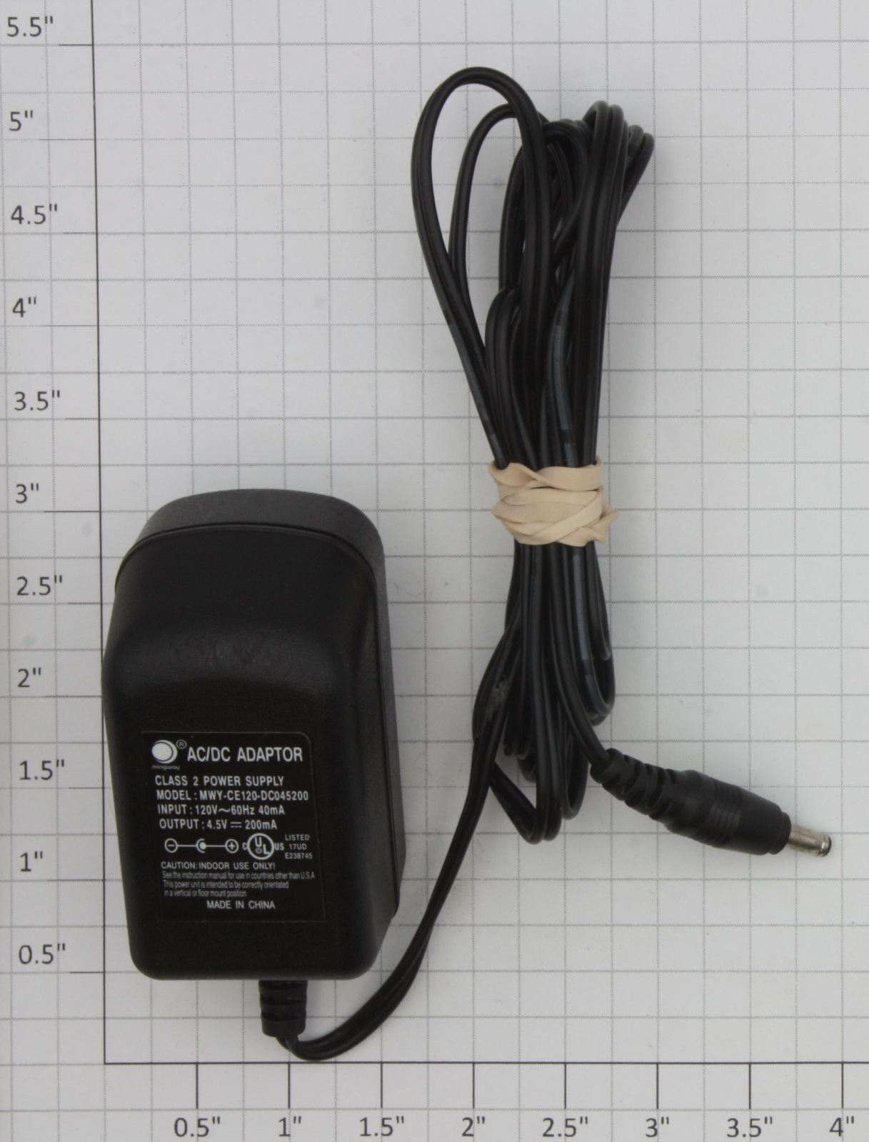 Acme MWY-CE120-DC045200 120V AC-4.5VDC @ 200mA Power Supply