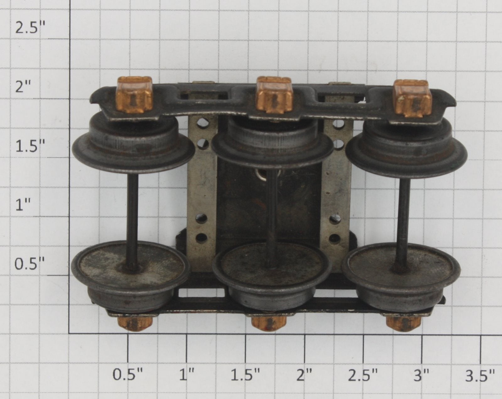 Lionel 2226T-21 Prewar 6-Wheel Truck w/Copper Journals-No Pickup