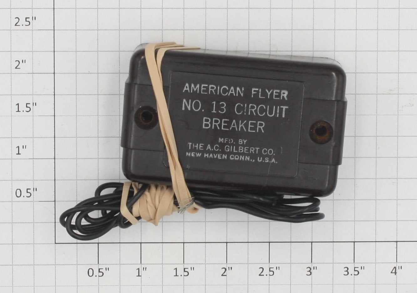 American Flyer PA9181-939 S Gauge Brown No. 13 Circuit Breaker with Wire