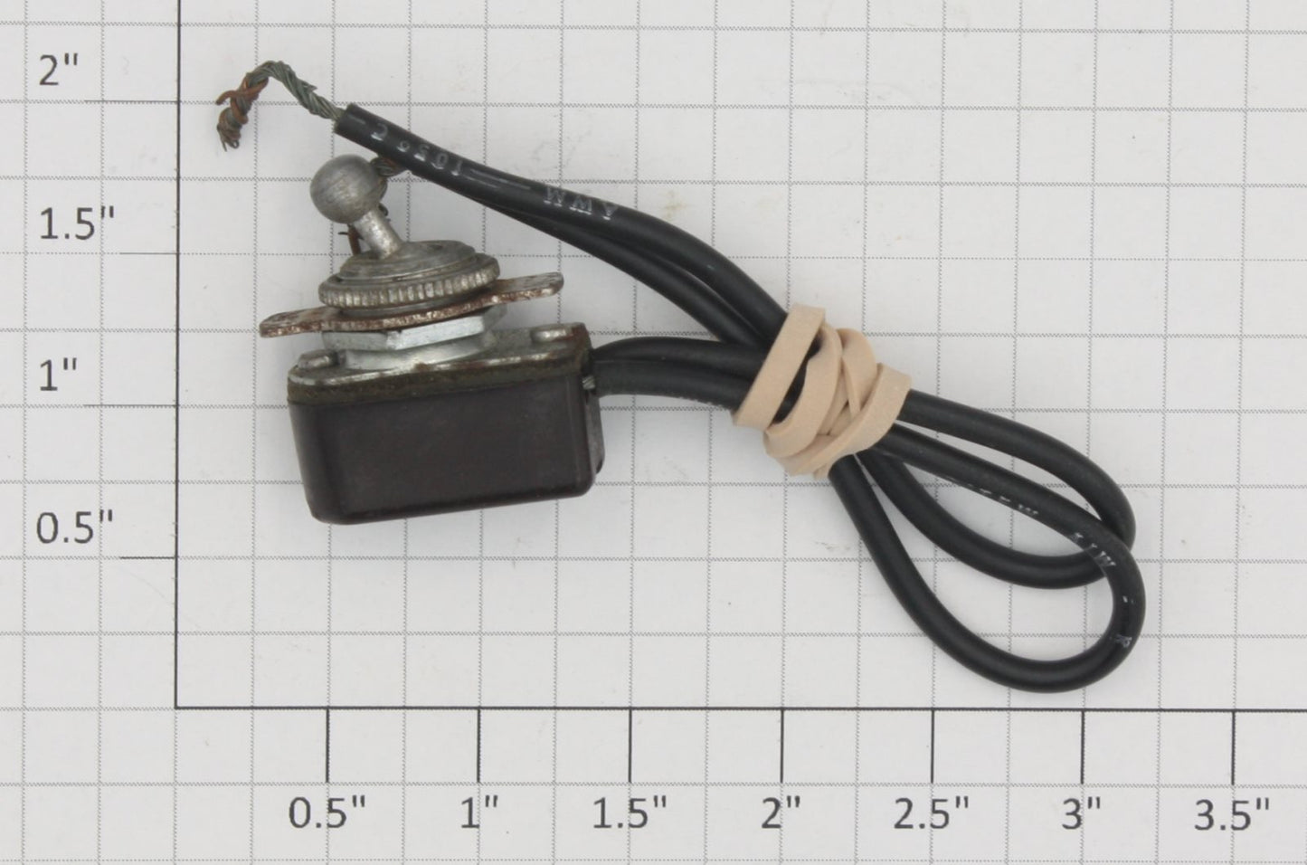 Acme 1010-03X DPDT On/Off Toggle Switch with Leads 3A @ 125VAC