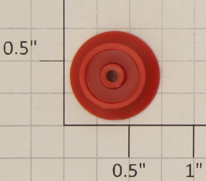 American Flyer PA9990E Franklin / Washington Red Plastic Front Wheel