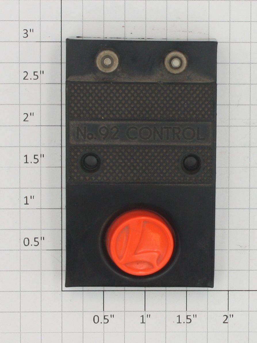 Lionel 92C O Gauge Crosshatch Momentary Circuit Breaker Control Switch