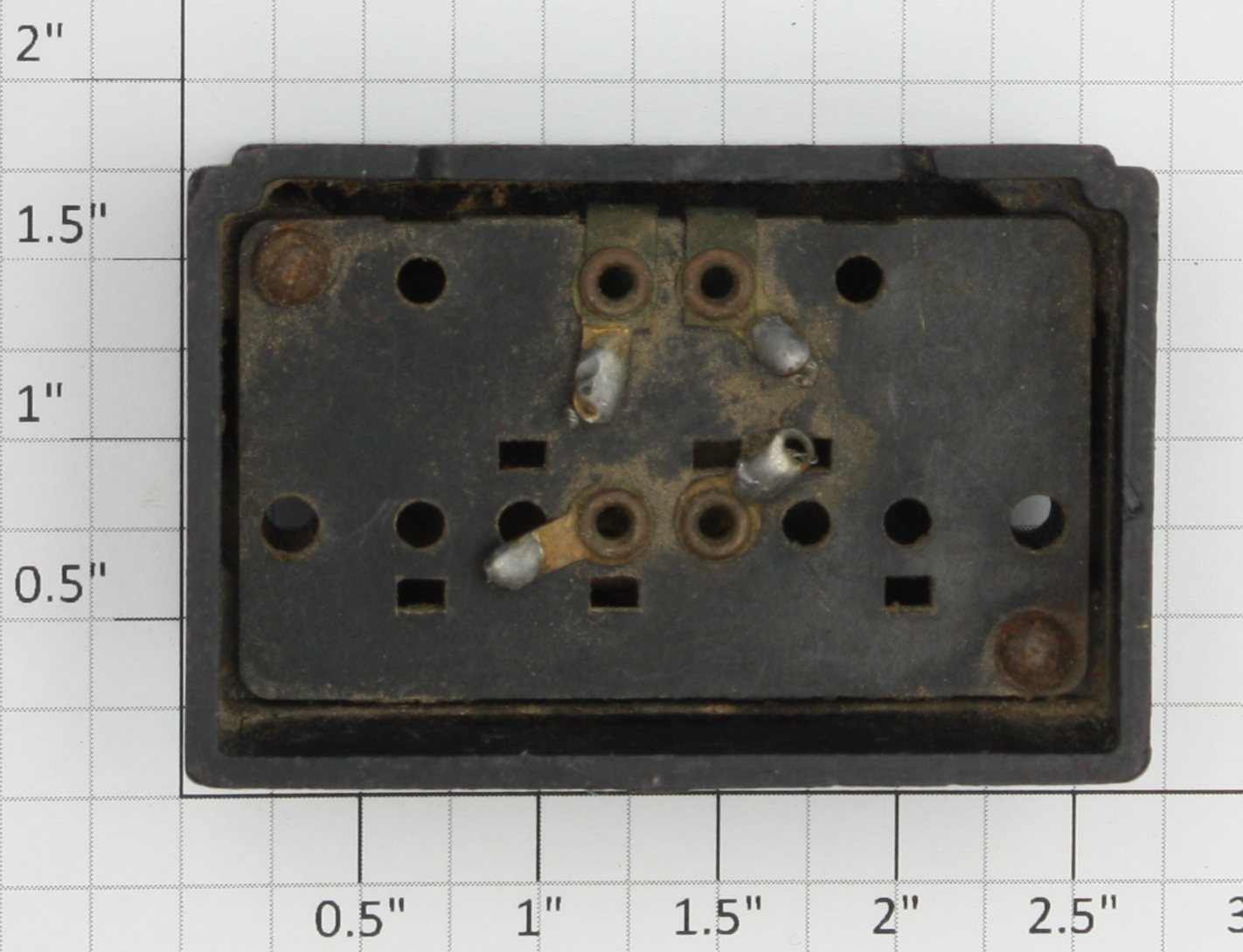 American Flyer 2450-714 S Black "Log Unloading Car" Control Button w/o Wire