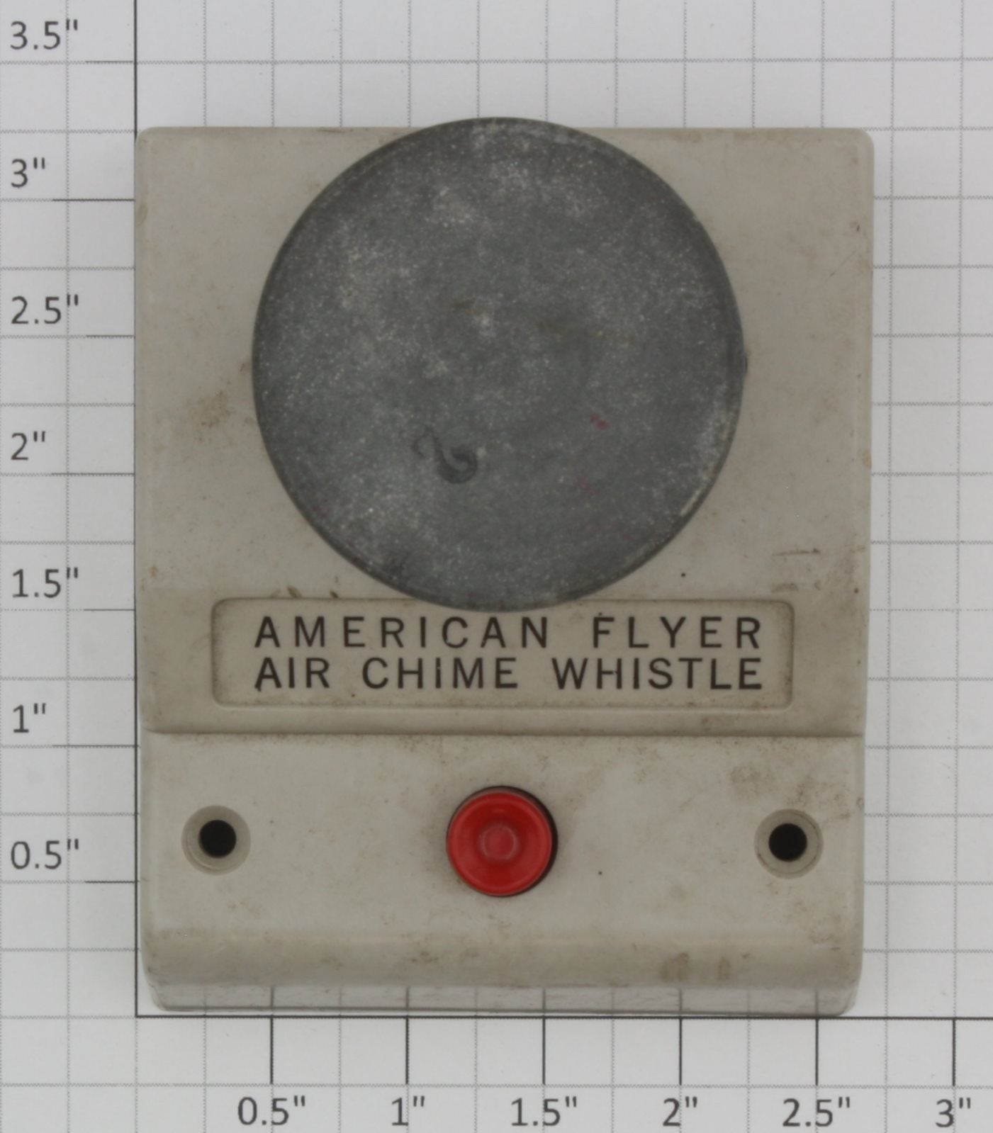 American Flyer XA-1166 S Scale Air Chime Gray Whistle Controller