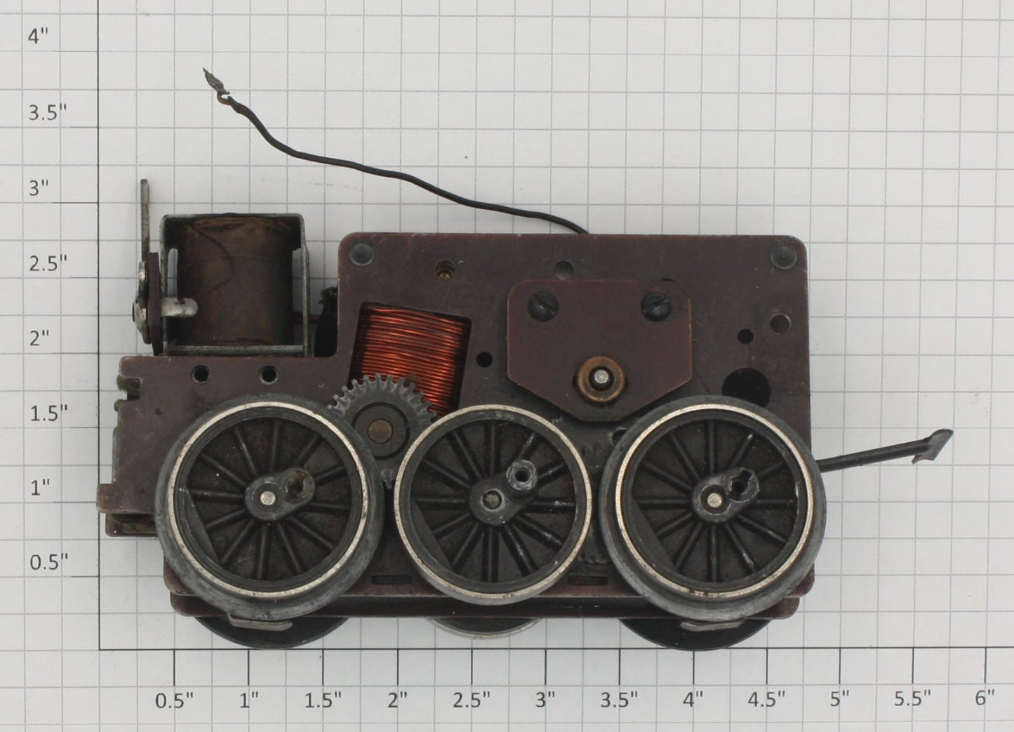 Lionel 2026M-1 6-Wheel Steam Motor Chassis without Smoke Unit